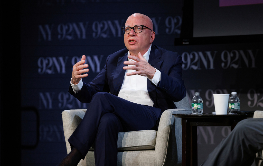 FILE - Author Michael Wolff discusses his latest book on March 14, 2025, in New York. (Photo by CJ Rivera/Invision/AP, File)