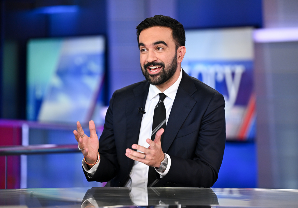 New York City Democratic mayoral candidate Zohran Mamdani speaks during an interview on "The Story with Martha MacCallum" at Fox News on Wednesday, Oct. 15, 2025, in New York. (Photo by Evan Agostini/Invision/AP)