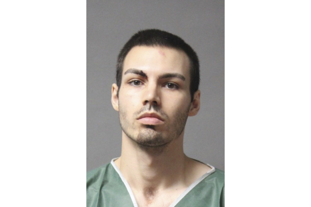 This booking photo provided by New Hampshire Department of Justice Office shows Hunter Nadeau. (New Hampshire Department of Justice Office via AP)
