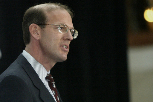 FILE - Habitat for Humanity International CEO Jonathan Reckford discusses the $6 million donation to Habitat for Humanity International by the Bank of America Charitable Foundation in Charlotte, N.C. Wednesday, April 11, 2007. (AP Photo/Nell Redmond, File) FILE - Habitat for Humanity International CEO Jonathan Reckford discusses the $6 million donation to Habitat for Humanity International by the Bank of America Charitable Foundation in Charlotte, N.C. Wednesday, April 11, 2007. (AP Photo/Nell Redmond, File)