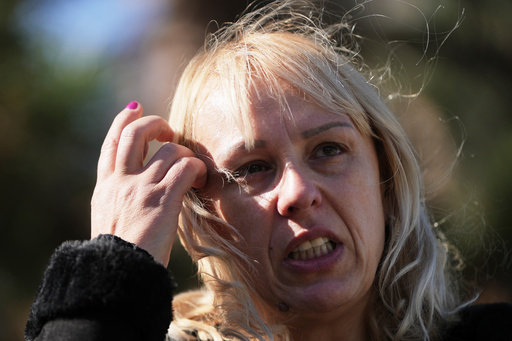 Diana Hrka, the mother of Stefan Hrka, a young man who died when the canopy of the railway station in Novi Sad fell reacts during an interview with The Associated Press, in Belgrade, Serbia, Tuesday, Oct. 14, 2025. (AP Photo/Darko Vojinovic) Diana Hrka, the mother of Stefan Hrka, a young man who died when the canopy of the railway station in Novi Sad fell reacts during an interview with The Associated Press, in Belgrade, Serbia, Tuesday, Oct. 14, 2025. (AP Photo/Darko Vojinovic)