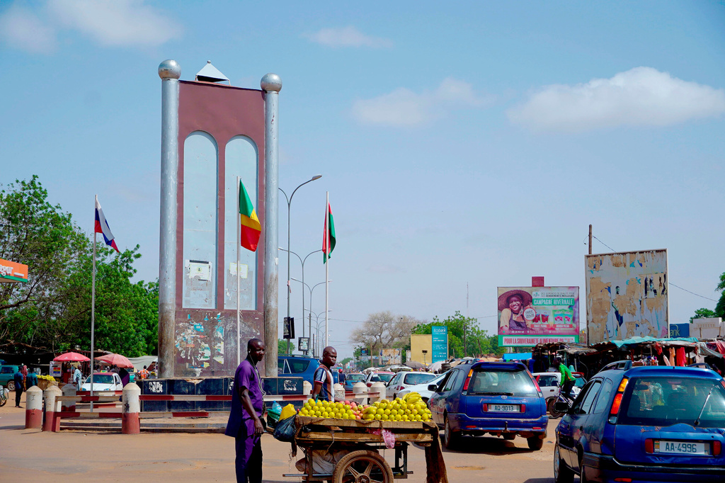 FILE - A view of a street in Niamey, Niger, Wednesday, July. 24, 2024. (AP Photo/Omar Hama, FIle)