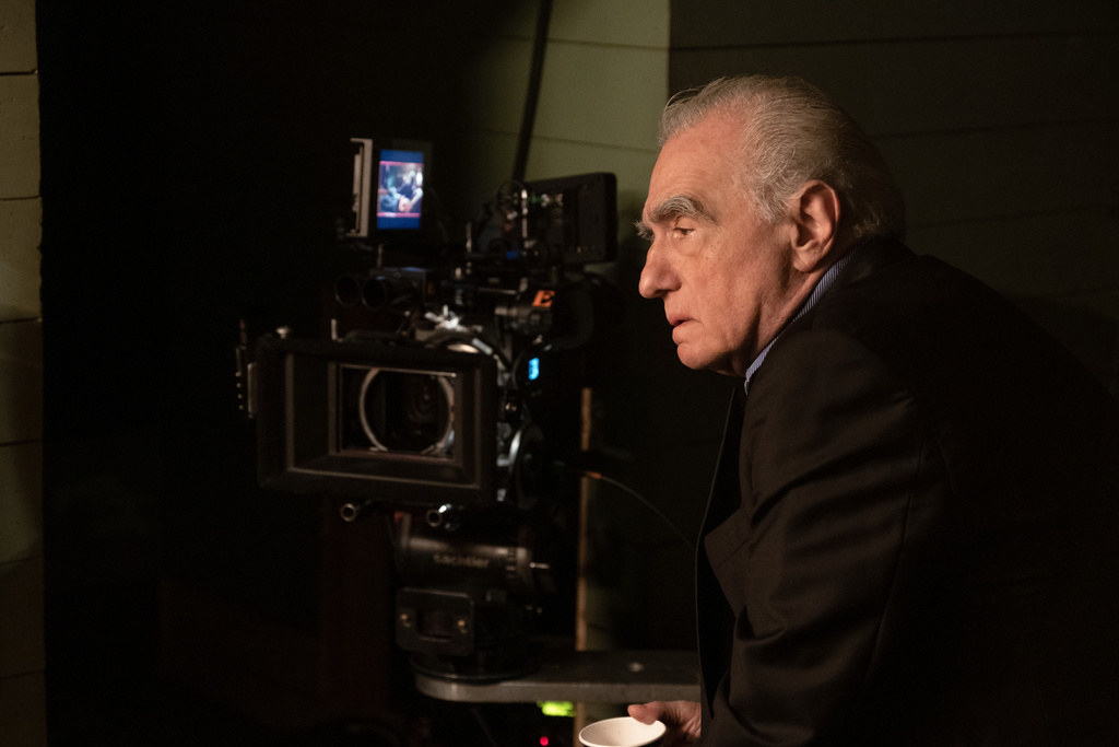 This image released by Apple TV+ shows filmmaker Martin Scorsese from the documentary "Mr. Scorsese." (Apple TV+ via AP)