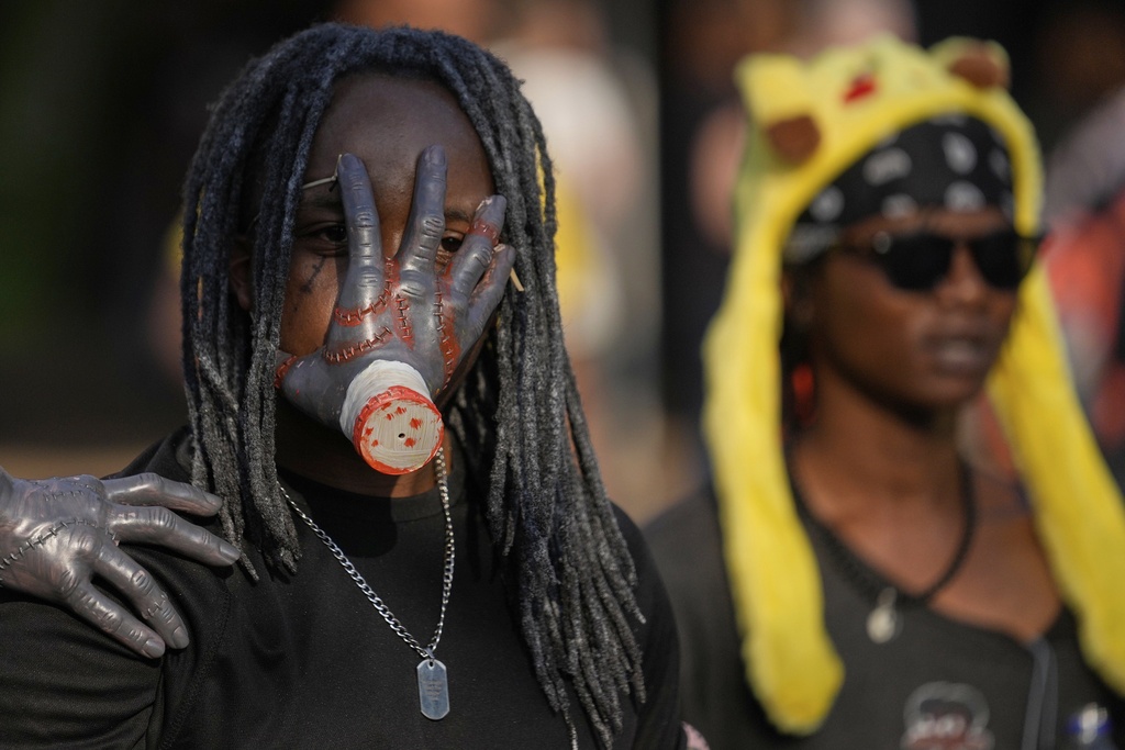 People attend the Comic Con Festival in Johannesburg, South Africa, Saturday, Aug. 30, 2025. (AP Photo/Themba Hadebe)