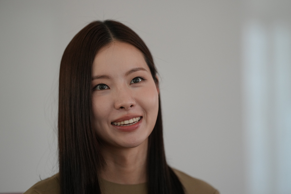 Singer Lim Kim speaks during an interview with The Associated Press in Seoul, South Korea, Monday, July 20, 2026. (AP Photo/Lee Jin-man)
