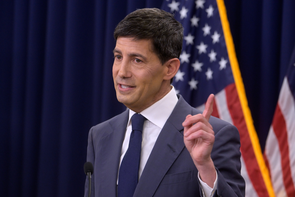 Federal Reserve Chairman Kevin Warsh speaks during a news conference following the Federal Open Market Committee meeting, Wednesday, June 17, 2025, in Washington. (AP Photo/Rod Lamkey, Jr.)