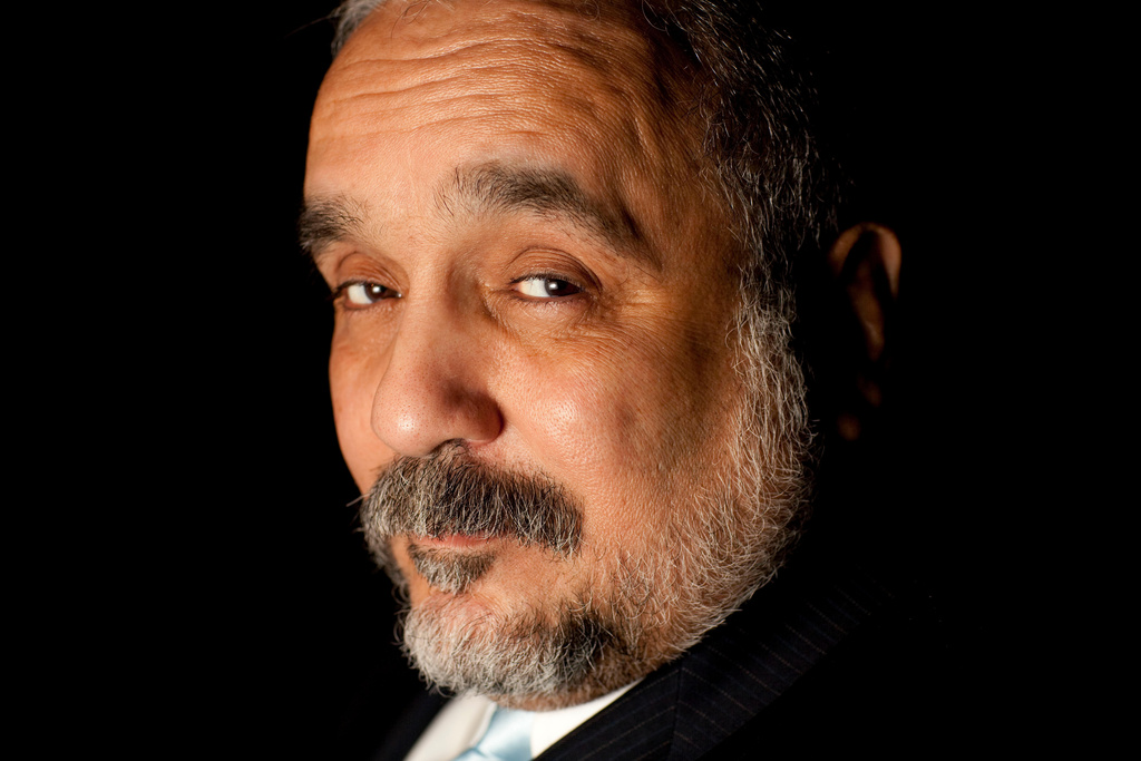 FILE - Salsa musician Willie Colon poses for a portrait in Mexico City, March 5, 2009. Colón, considered by many to be the "architect of urban salsa," died Saturday, Feb. 21, 2026. He was 75. (AP Photo/Gregory Bull, File)