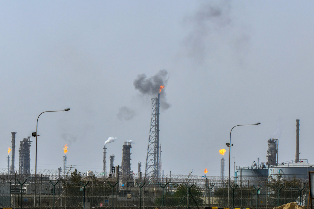 FILE - The Mina Al-Ahmadi oil refinery operates in Kuwait, March 20, 2026. (AP Photo, File)