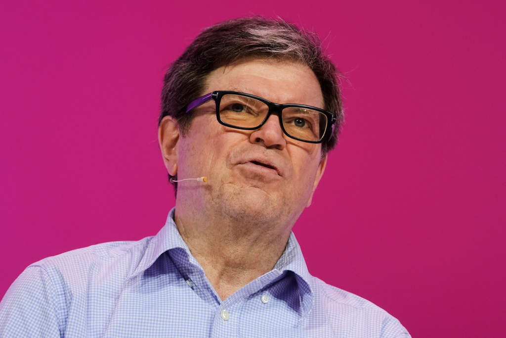 Yann LeCun, Meta's chief AI scientist, speaks at the Vivatech show in Paris, France, Wednesday, June 14, 2023. (AP Photo/Thibault Camus, File)