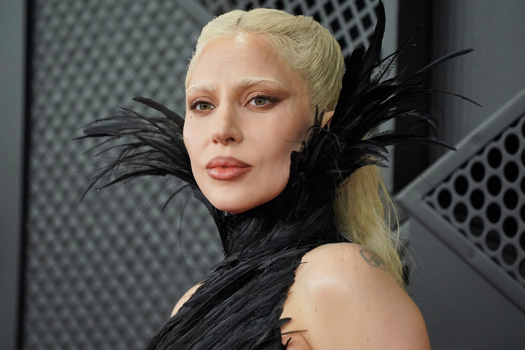 FILE - Lady Gaga arrives at the 68th annual Grammy Awards on Sunday, Feb. 1, 2026, in Los Angeles. (Photo by Jordan Strauss/Invision/AP, File)