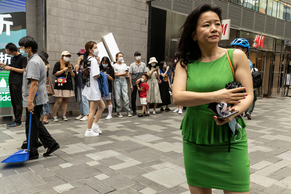 FILE - Cheng Lei, a Chinese-born Australian journalist for CGTN, the English-language channel of China Central Television, attends a public event in Beijing on Aug. 12, 2020. (AP Photo/Ng Han Guan, File)