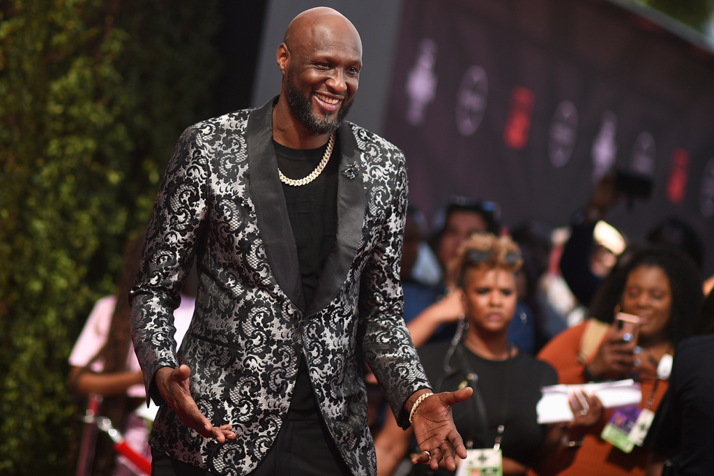 FILE - Lamar Odom arrives at the BET Awards on June 26, 2022, at the Microsoft Theater in Los Angeles. (Photo by Richard Shotwell/Invision/AP, File)