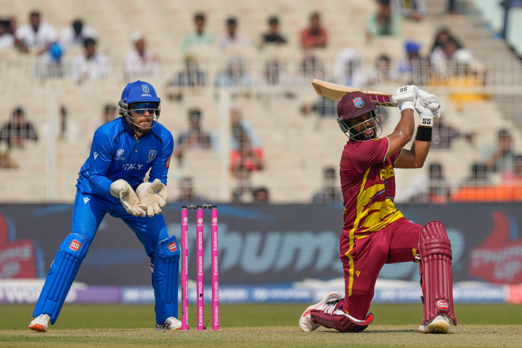 West Indies complete T20 World Cup group stage undefeated after beating Italy
