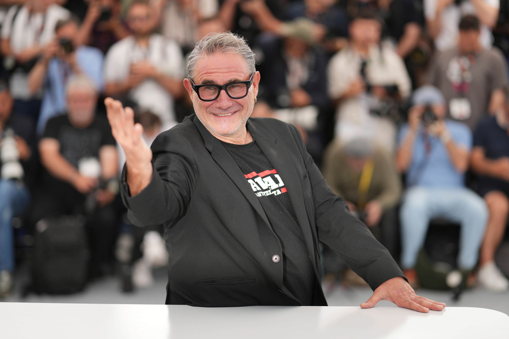 FILE - Sergi Lopez appears at the photo call for the film 'Sirat' at the 78th international film festival, Cannes, southern France, on May 16, 2025. (Photo by Lewis Joly/Invision/AP, File)