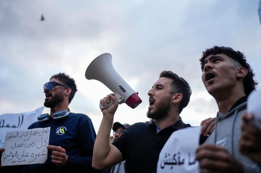 People take part in a youth-led protest against corruption and calling for education and healthcare reforms, in Rabat, Morocco, Thursday, Oct. 9, 2025. (AP Photo/Mosa'ab Elshamy) People take part in a youth-led protest against corruption and calling for education and healthcare reforms, in Rabat, Morocco, Thursday, Oct. 9, 2025. (AP Photo/Mosa'ab Elshamy)