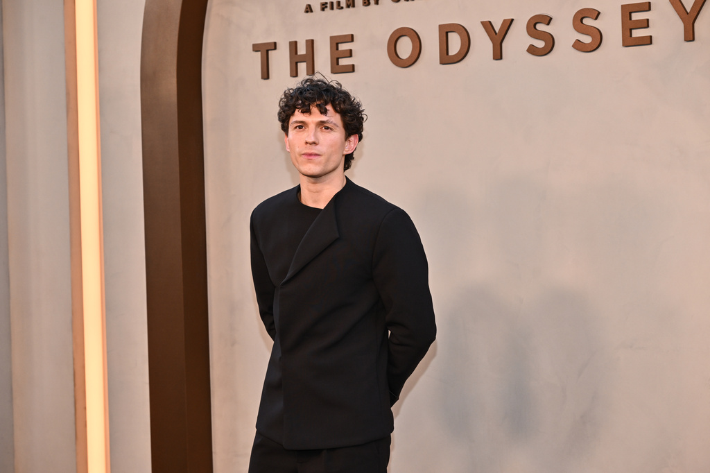 Tom Holland attends the premiere of "The Odyssey" at AMC Lincoln Square on Tuesday, July 14, 2026, in New York. (Photo by Evan Agostini/Invision/AP)