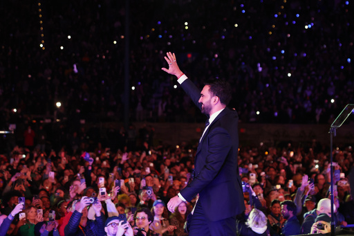 New York City mayoral candidate Zohran Mamdani takes the stage for a rally, Sunday, Oct. 26, 2025, in New York. (AP Photo/Heather Khalifa) New York City mayoral candidate Zohran Mamdani takes the stage for a rally, Sunday, Oct. 26, 2025, in New York. (AP Photo/Heather Khalifa)