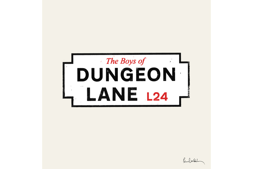 This album cover image released by MPL/Capitol Records shows "The Boys of Dungeon Lane" by Paul McCartney. (MPL/Capitol Records via AP)