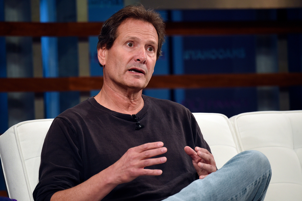 FILE - Then-PayPal CEO Dan Schulman participates in the Yahoo Finance All Markets Summit: A World of Change at The TimesCenter on Sept. 20, 2018, in New York. (Photo by Evan Agostini/Invision/AP, File)
