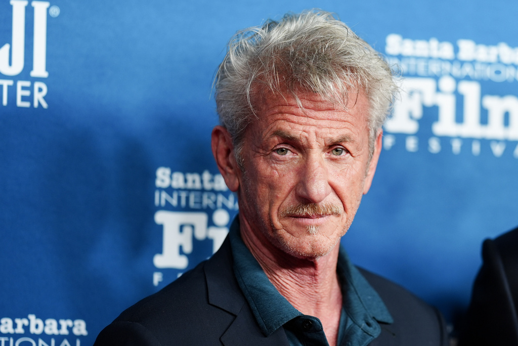 FILE - Sean Penn appears at the Hammond Cinema Vanguard Award ceremony as part of the Santa Barbara International Film Festival in Santa Barbara, Calif., on Feb. 9, 2026. (Photo by Richard Shotwell/Invision/AP, File)