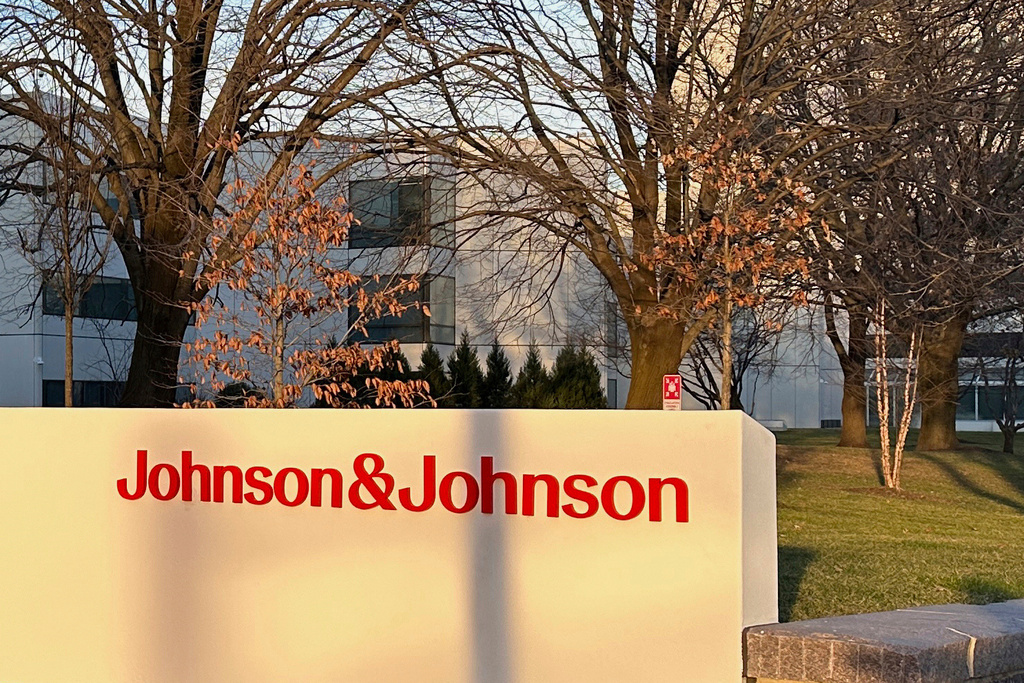 FILE - The Johnson & Johnson headquarters is in New Brunswick, New Jersey, Feb. 8, 2024. (AP Photo/Ted Shaffrey, File)