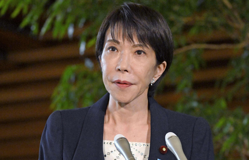 Japan Prime Minister Sanae Takaichi speaks to the media at the prime minister's office in Tokyo, Wednesday, Oct. 22, 2025. (Tsuyoshi Ueda/Kyodo News via AP) Japan Prime Minister Sanae Takaichi speaks to the media at the prime minister's office in Tokyo, Wednesday, Oct. 22, 2025. (Tsuyoshi Ueda/Kyodo News via AP)