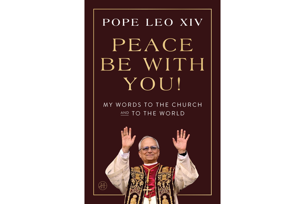 This book cover image released by HarperOne shows "Peace Be With You: My Words to the Church and to the World" by Pope Leo XIV. (HarperOne via AP)