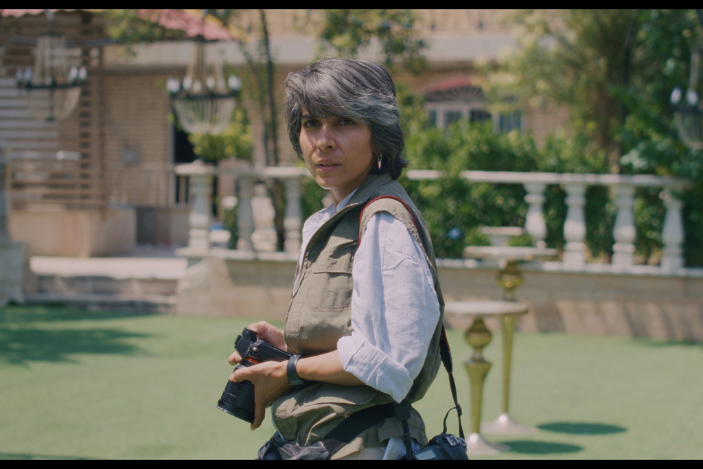 This image released by Neon shows Maryam Afshari in a scene from "It Was Just an Accident." (Neon via AP)