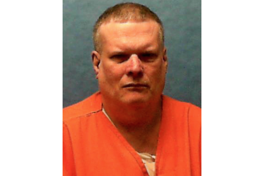 This undated photo provided by Florida Department of Corrections shows death row inmate David J. Pittman. (Florida Department of Corrections via AP)