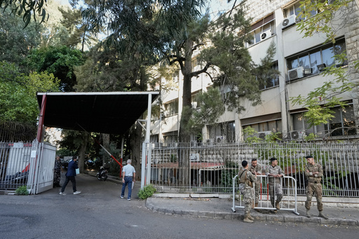 Lebanese soldiers stand guard outside the Justice Palace where former pop star turned militant Fadel Shaker appeared in court after 12 years on the run, in Beirut, Lebanon, Wednesday, Oct. 22, 2025. (AP Photo/Bilal Hussein) Lebanese soldiers stand guard outside the Justice Palace where former pop star turned militant Fadel Shaker appeared in court after 12 years on the run, in Beirut, Lebanon, Wednesday, Oct. 22, 2025. (AP Photo/Bilal Hussein)
