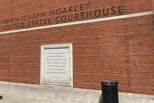 FILE - The John Joseph Moakley Federal Courthouse is shown Sept. 27, 2024 in Boston. (AP Photo/Steve LeBlanc, File) FILE - The John Joseph Moakley Federal Courthouse is shown Sept. 27, 2024 in Boston. (AP Photo/Steve LeBlanc, File)