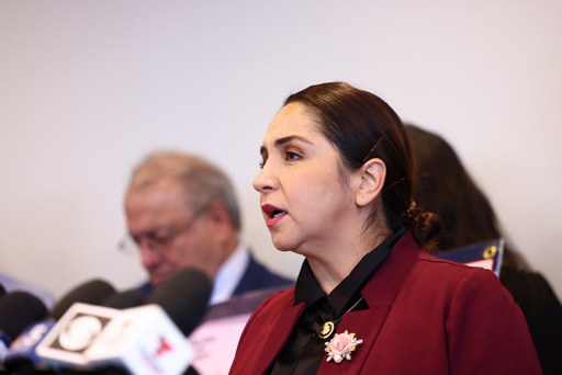 Congresswoman Delia C. Ramirez speaks about federal actions in Niles during a press conference calling for the release of Ruben Torres Maldonado Wednesday, Oct. 22, 2025 in Chicago. (Anthony Vazquez /Chicago Sun-Times via AP) Congresswoman Delia C. Ramirez speaks about federal actions in Niles during a press conference calling for the release of Ruben Torres Maldonado Wednesday, Oct. 22, 2025 in Chicago. (Anthony Vazquez /Chicago Sun-Times via AP)