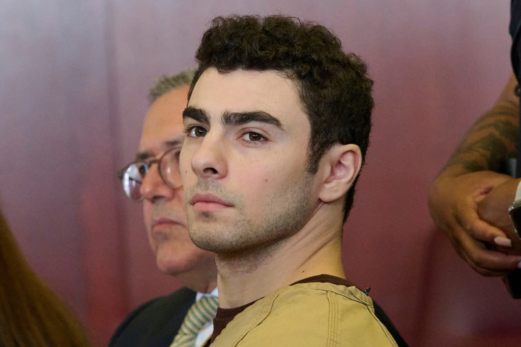 FILE - Luigi Mangione, accused of fatally shooting UnitedHealthcare CEO Brian Thompson, appears in Manhattan state court in New York, Sept. 16, 2025. (Curtis Means/Pool Photo via AP, file)