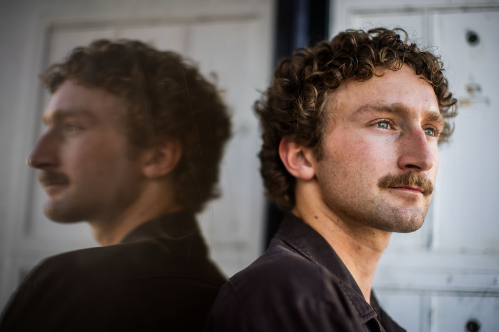 Jack Zemke poses for a portrait at a co-working space in Santa Monica, Calif., Wednesday, Sept. 2, 2026. (AP Photo/Ethan Swope)