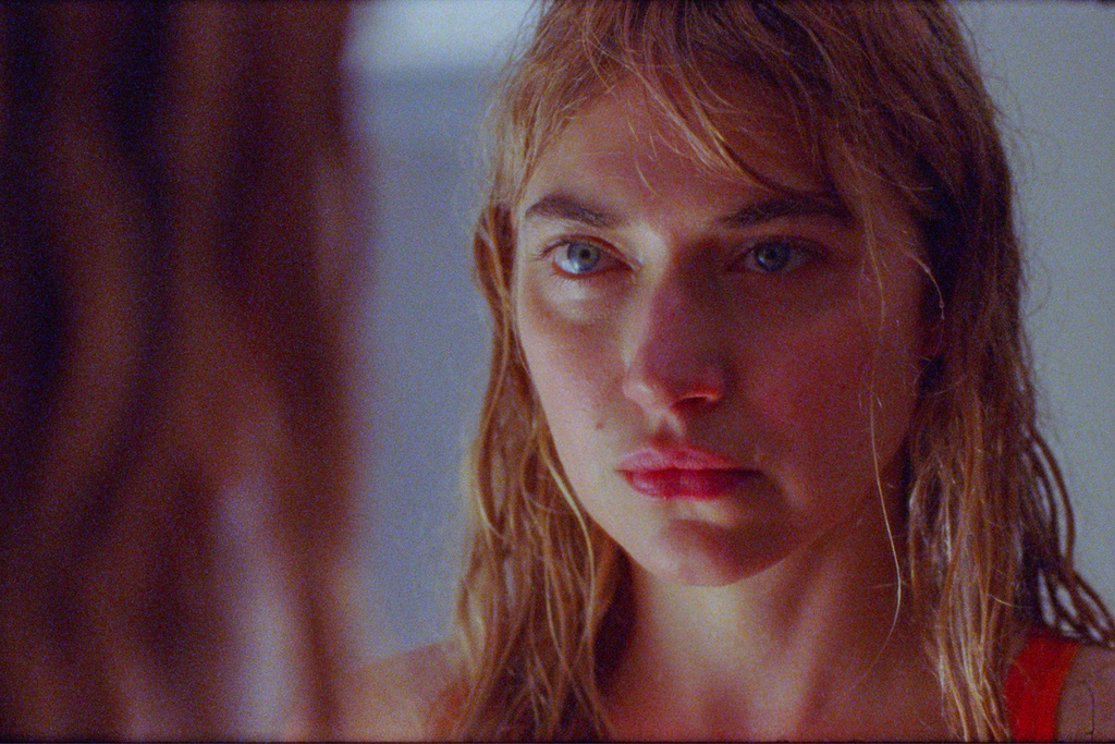This image released by The Forge shows Imogen Poots in a scene from "The Chronology of Water." (The Forge via AP)