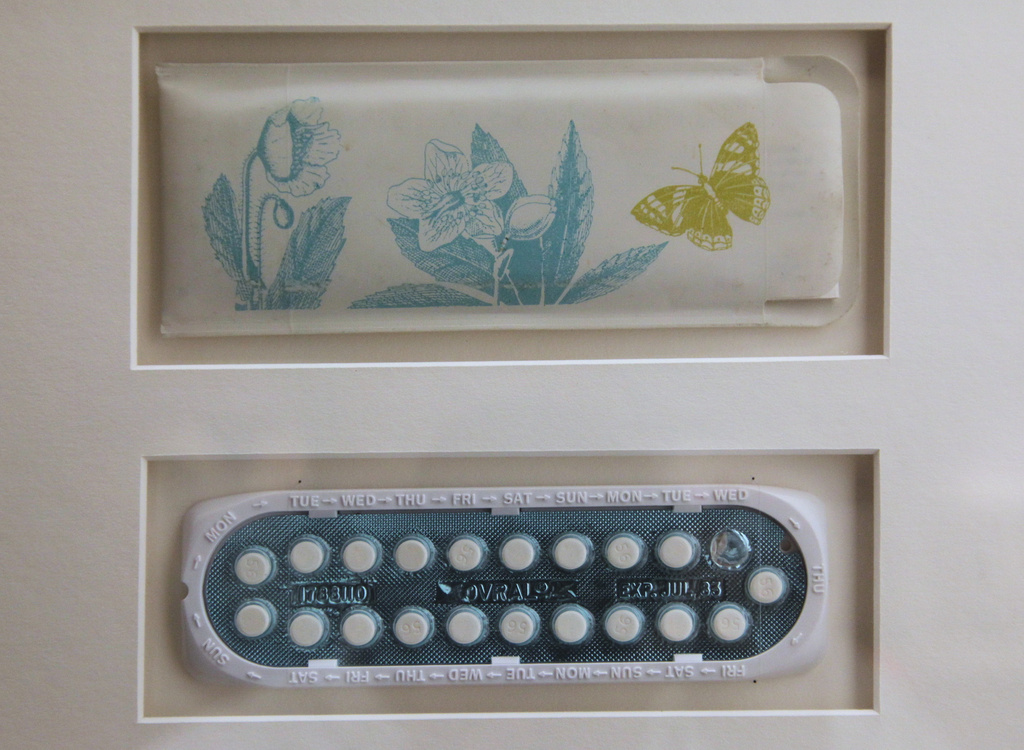 FILE - A packet of "the pill" from 1979 is on display in an exhibit at the Museum of Sex in New York, May 5, 2010. (AP Photo/Bebeto Matthews, File)