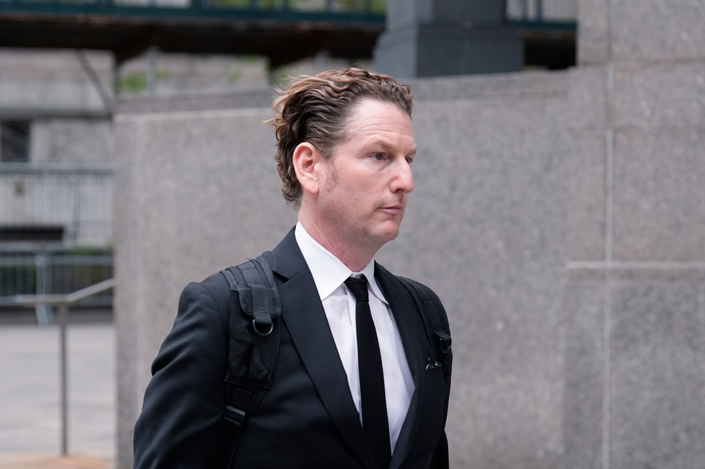 Stefan Pildes walks outside of a courthouse in New York on Tuesday, April 28, 2026. (AP Photo/Seth Wenig)
