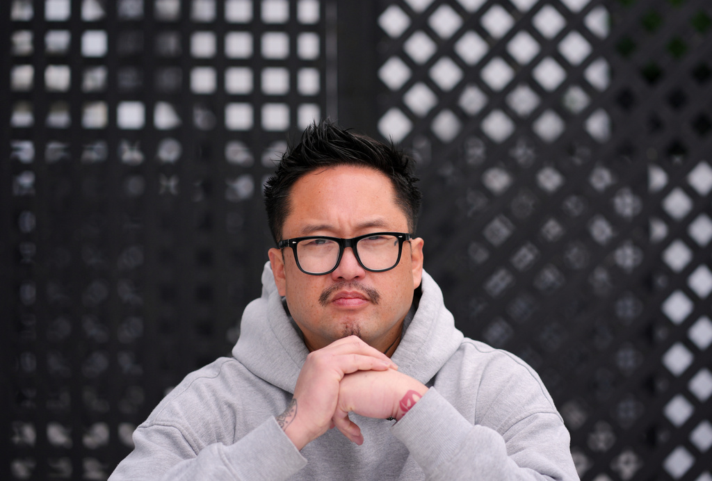 Director Ian Tuason poses for a portrait to promote the film "Undertone" on Wednesday, March 4, 2026, in West Hollywood, Calif. (AP Photo/Chris Pizzello)