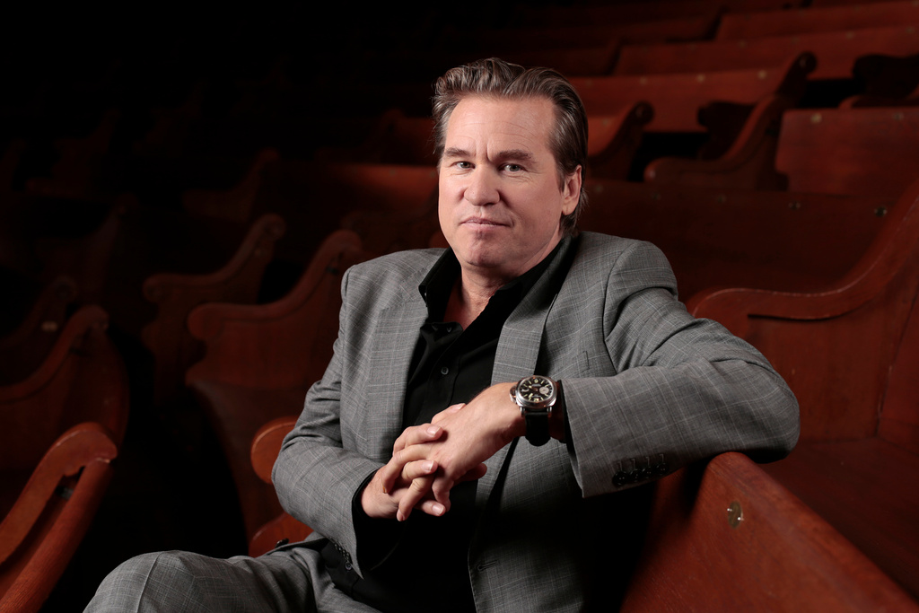 FILE - Val Kilmer poses for a portrait, Jan. 9, 2014, in Nashville, Tenn. (AP Photo/Mark Humphrey, File)