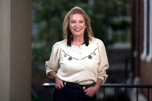 Best-selling Christian writer and influencer Jen Hatmaker poses for a portrait in Nashville, Tenn., on Sept. 25, 2025. (AP Photo/Mark Humphrey) Best-selling Christian writer and influencer Jen Hatmaker poses for a portrait in Nashville, Tenn., on Sept. 25, 2025. (AP Photo/Mark Humphrey)