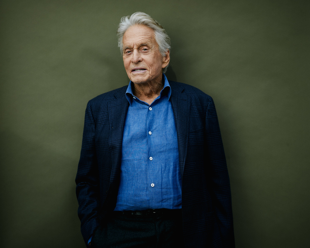 Michael Douglas poses for a portrait on Wednesday, Sept. 30, 2026, in New York. (Photo by Taylor Jewell/Invision/AP)