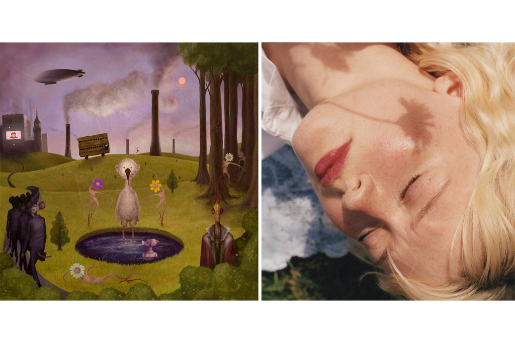 This combination of album cover images shows “Ugly Duckling Union” by Lowertown, left, and “Florescence” by Maisie Peters. (Summer Shade/Gingerbread Man-Atlantic Records via AP)
