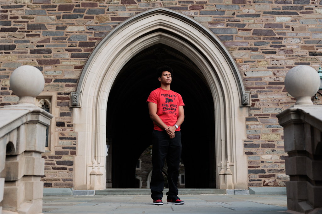 Christopher Quire poses for a portrait Thursday, Oct. 23, 2025, in Princeton, N.J. (AP Photo/Hannah Beier)