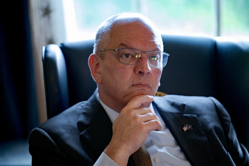 FILE - Louisiana Gov. John Bel Edwards talks at the governor's mansion in Baton Rouge, La., Dec. 7, 2023. (AP Photo/Matthew Hinton, File) FILE - Louisiana Gov. John Bel Edwards talks at the governor's mansion in Baton Rouge, La., Dec. 7, 2023. (AP Photo/Matthew Hinton, File)