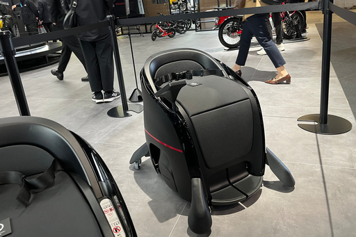 Honda's Uni-One, a kind of personal mobility for the future, is among the vehicles on display at the Tokyo Mobility Show, set to open to the public Thursday, on Wednesday, Oct. 29, 2025 at Tokyo Big Sight in Tokyo. (AP Photo/Yuri Kageyama) Honda's Uni-One, a kind of personal mobility for the future, is among the vehicles on display at the Tokyo Mobility Show, set to open to the public Thursday, on Wednesday, Oct. 29, 2025 at Tokyo Big Sight in Tokyo. (AP Photo/Yuri Kageyama)