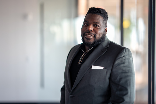 Robert Vaughn, Chief Innovation Officer of NPower, poses for a portrait at an alumni event at World Wide Technology, Monday, Oct. 20, 2025, in New York. (AP Photo/Angelina Katsanis) Robert Vaughn, Chief Innovation Officer of NPower, poses for a portrait at an alumni event at World Wide Technology, Monday, Oct. 20, 2025, in New York. (AP Photo/Angelina Katsanis)