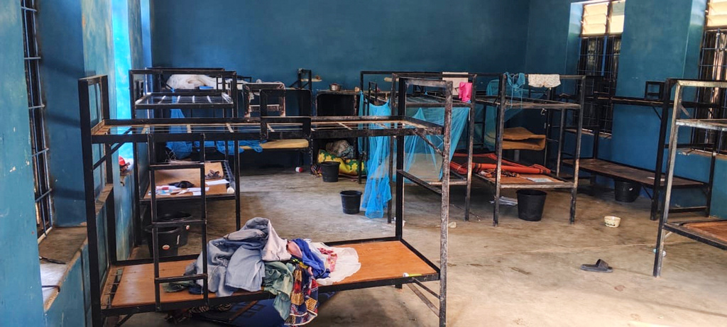 This photo released by the Christian Association of Nigeria shows the dormitories of St. Mary's Catholic Primary and Secondary School after gunmen abducted children and staff in Papiri community in Nigeria, Friday, Nov. 21, 2025. (Christian Association of Nigeria via AP)