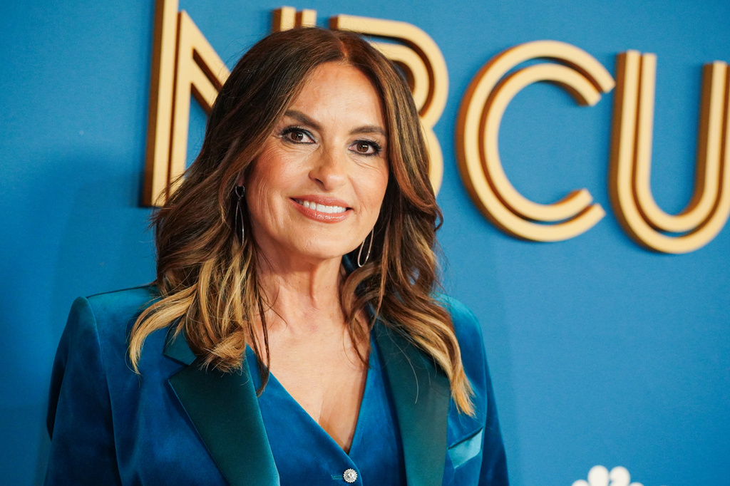 FILE -Mariska Hargitay appears at the NBCUniversal Emmy Luncheon in Beverly Hill, Calif., on April 22, 2026. (Photo by Jordan Strauss/Invision/AP, File)