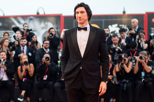 FILE - Actor Adam Driver appears at the premiere of the film "Marriage Story" at the 76th edition of the Venice Film Festival on Aug. 29, 2019. (Photo by Arthur Mola/Invision/AP, File) FILE - Actor Adam Driver appears at the premiere of the film "Marriage Story" at the 76th edition of the Venice Film Festival on Aug. 29, 2019. (Photo by Arthur Mola/Invision/AP, File)