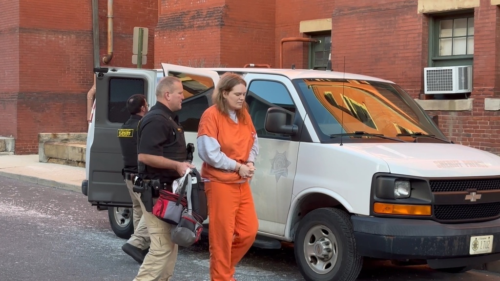 FILE - In this image from video, Jack LaSota, also known as Ziz, who is at the center of a cultlike group known as Zizians and linked to several deaths across the U.S., is escorted into court for a pretrial hearing on trespassing, gun and drug charges in Cumberland, Md., Friday, Jan. 16, 2026. (AP Photo/Mark Scolforo, File)